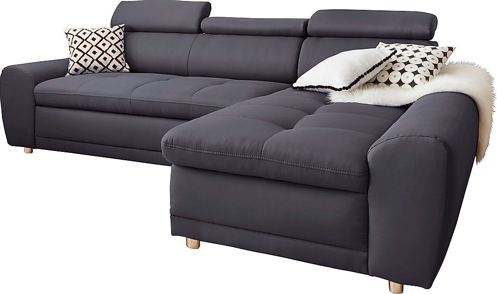 sit&more Ecksofa »Riva L-Form«, inklusive Kopteilverstellung, wahlweise mit günstig online kaufen