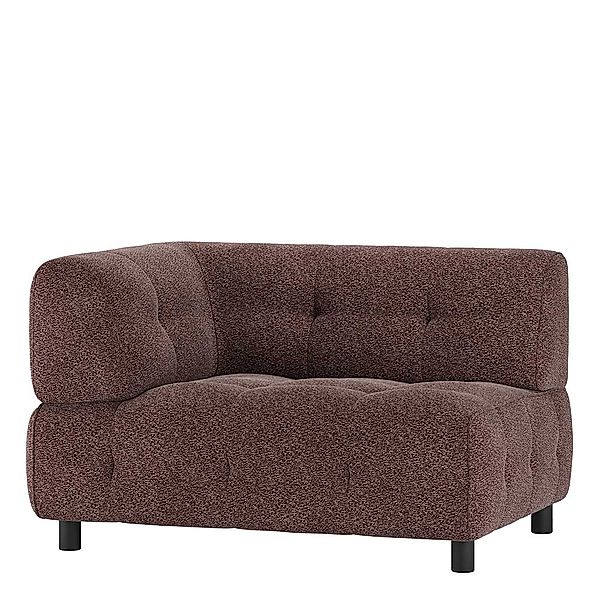 Modulsofa Element 1-Sitzer in Mauve Strukturstoff 122 cm breit günstig online kaufen