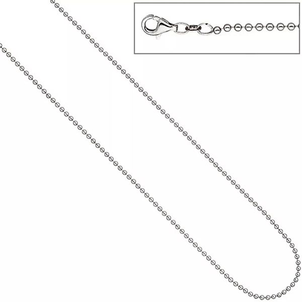 SIGO Kugelkette 925 Silber 2,0 mm 50 cm Kette Halskette Silberkette Karabin günstig online kaufen