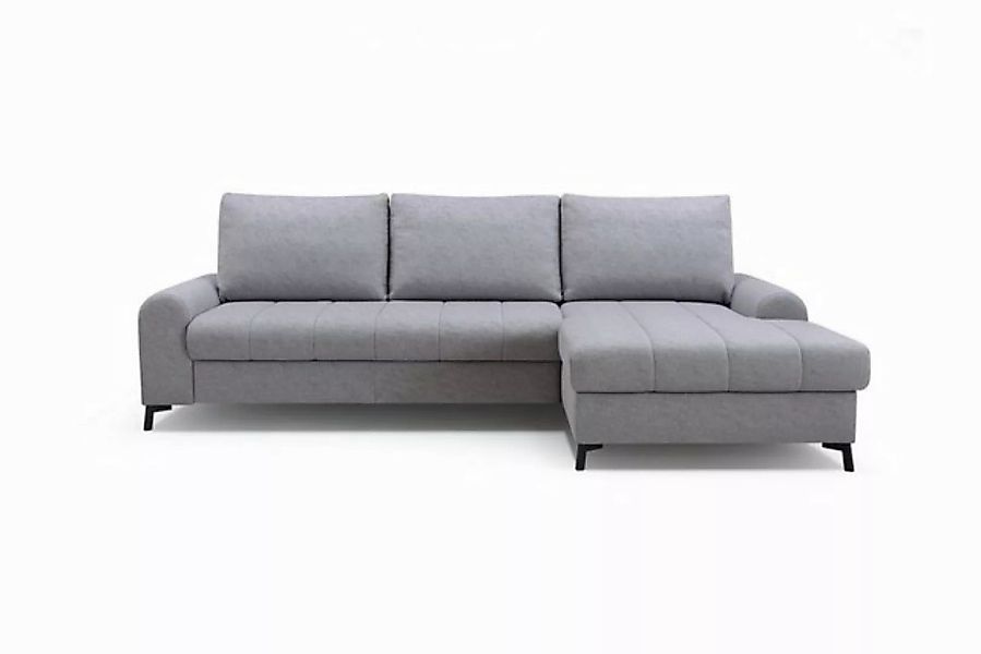 MOEBLO Ecksofa DELICE, Eckcouch mit Bettfunktion Couch L-Form Polstergarnit günstig online kaufen