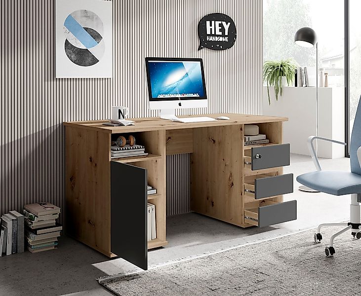 BEGA OFFICE Schreibtisch »Primus U2« mit Schubkasten abschließbar, Gamingti günstig online kaufen