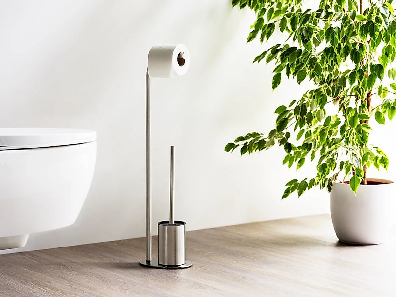 WENKO WC-Garnitur "Levante" aus Edelstahl günstig online kaufen