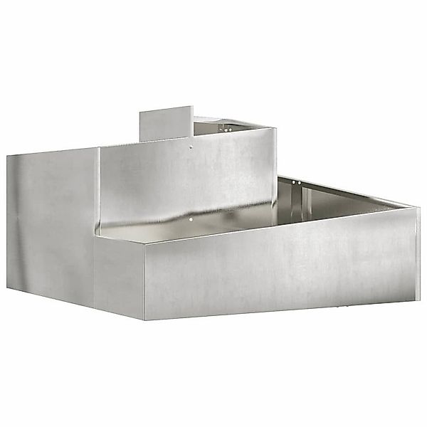 vidaXL Blumentopf Gartenblumentopf Silber 60 x günstig online kaufen