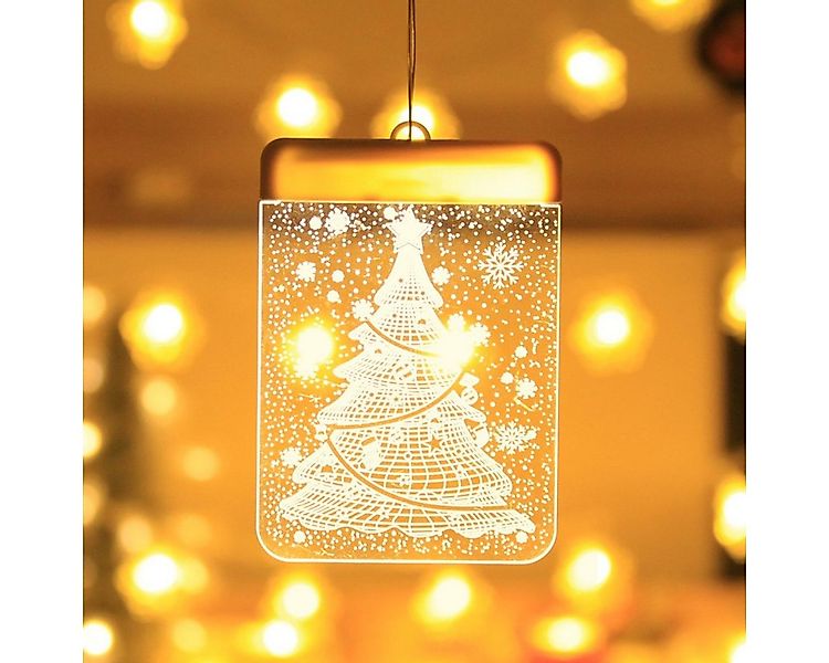 Rosnek Beleuchtetes Fensterbild 3D-Effekt, hängend, für Weihnachten Store G günstig online kaufen