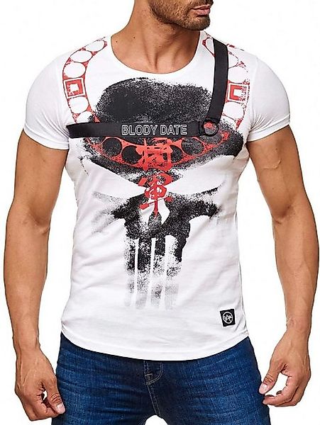 Egomaxx T-Shirt Skull Print Totenkopf H2040 (1-tlg) günstig online kaufen