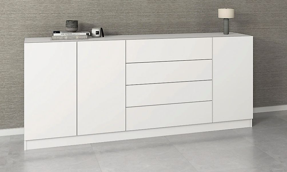 borchardt Möbel Sideboard "Vaasa, Kommode mit 3 Türen und 4 Schubkästen auf günstig online kaufen