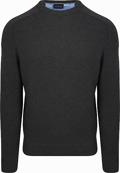 Suitable Lammwolle Pullover Rundhals Anthrazit - Größe XL günstig online kaufen