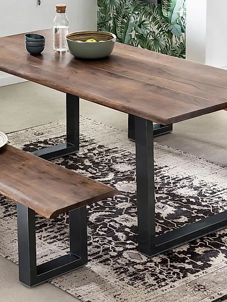 Loreno® Baumkantentisch Tops&Tables, massives Akazienholz, natürliche günstig online kaufen
