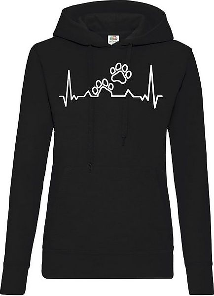 Youth Designz Kapuzenpullover Heartbeat Hunde Pfoten günstig online kaufen