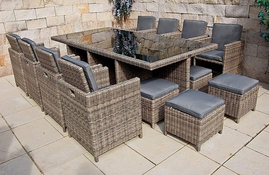 Ragnarök Möbel-Design Garten-Essgruppe Heimdall Esstisch Set günstig online kaufen