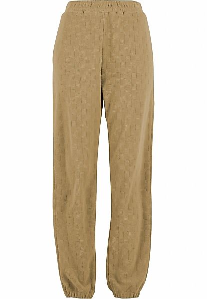 URBAN CLASSICS Jogginghose "Urban Classics Ladies Jacquard Velvet Sweatpant günstig online kaufen