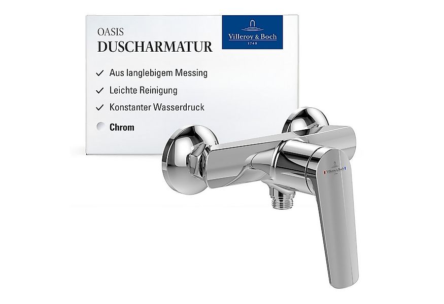 Villeroy & Boch Duscharmatur Oasis Mischbatterie Dusche mit Rückflussschutz günstig online kaufen