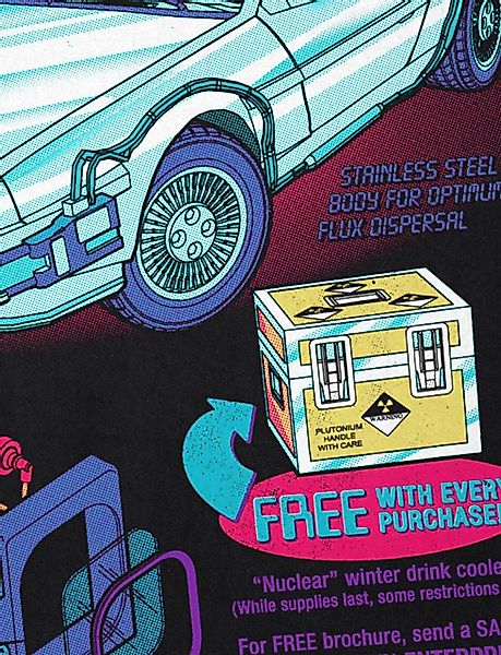 style3 T-Shirt Delorean Zeitmaschine zeitreise zurück günstig online kaufen