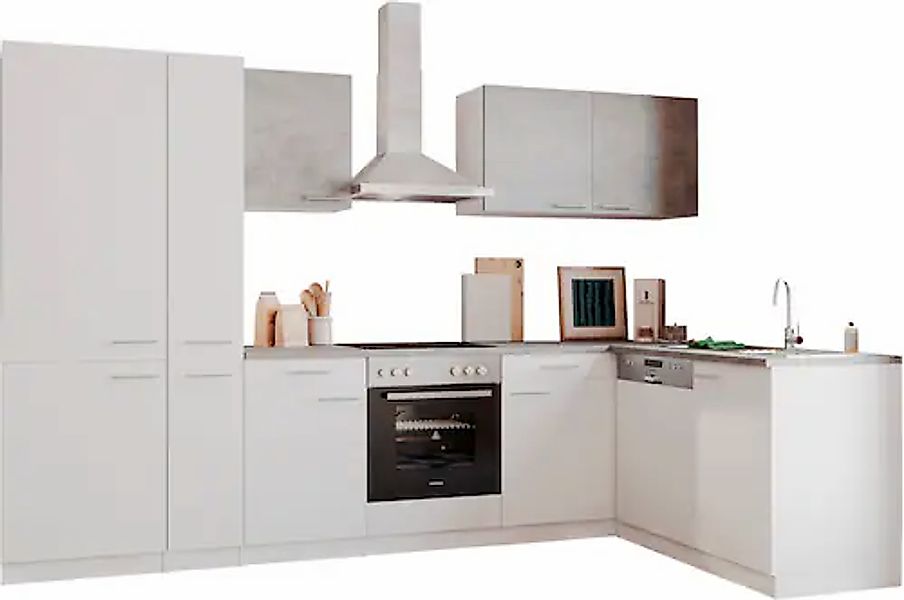 RESPEKTA Küchenzeile »Malia« Breite 310 cm, mit Soft-Close, in exklusiver K günstig online kaufen