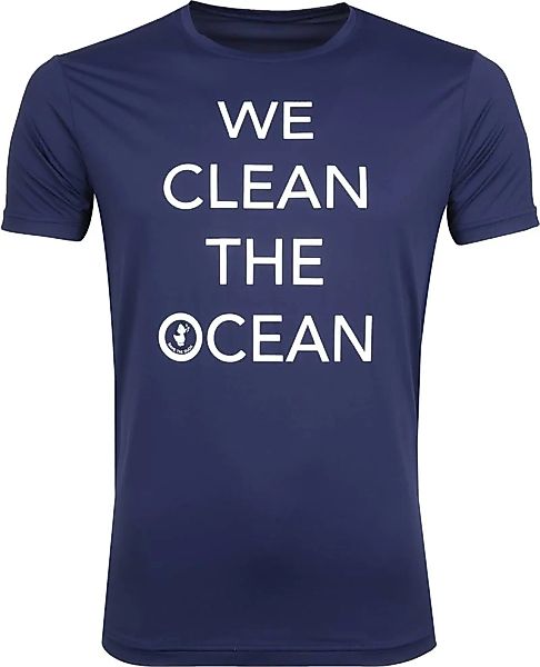 Save The Duck T-shirt Marine Stretch Text - Größe XL günstig online kaufen