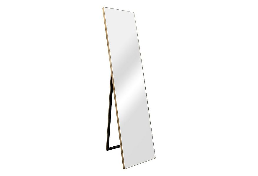 en.casa Standspiegel, »Barletta« Ganzkörperspiegel 150x35 cm Gold günstig online kaufen