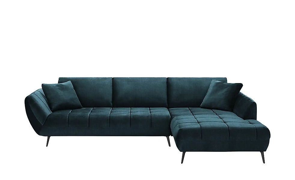 bobb Ecksofa mit Sitztiefenverstellung Carly ¦ blau ¦ Maße (cm): B: 313 H: günstig online kaufen
