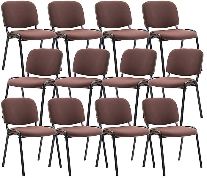 CLP Besucherstuhl Ken Stoff (12er Set), günstig online kaufen