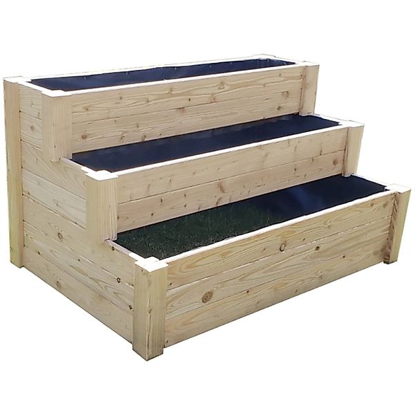 WESTMANN Hochbeet Treppenhochbeet, BxTxH: 120x76x64 cm günstig online kaufen