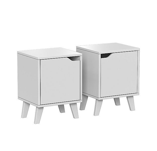 Vicco Nachtschrank Malu, Weiß, 2er Set (2-St) günstig online kaufen