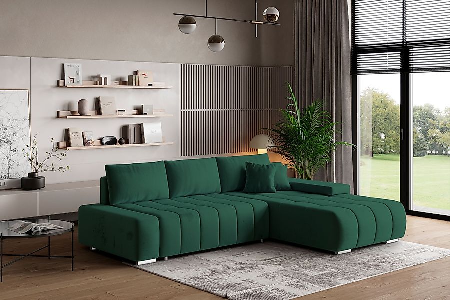 Masseno Ecksofa ALESE mit Schlaffunktion L-Form, günstig online kaufen