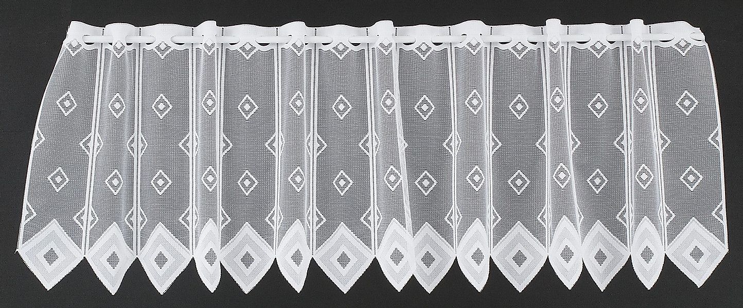 Gardinen Kranzusch Scheibengardine nach Maß Quadrate, günstig online kaufen