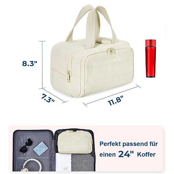 Coonoor Kosmetiktasche Leichte Reisetoilettentasche, große Kosmetiktasche günstig online kaufen