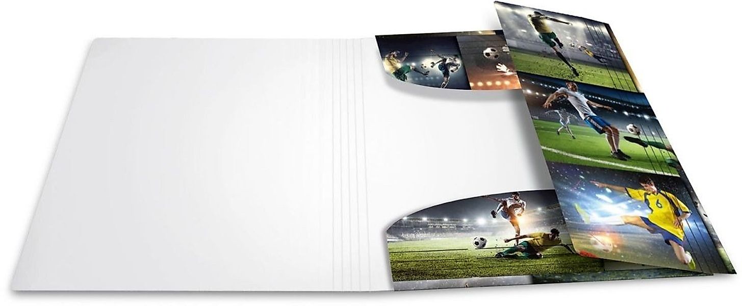 HERMA Fächermappe Sammelmappe A3 Football Karton günstig online kaufen