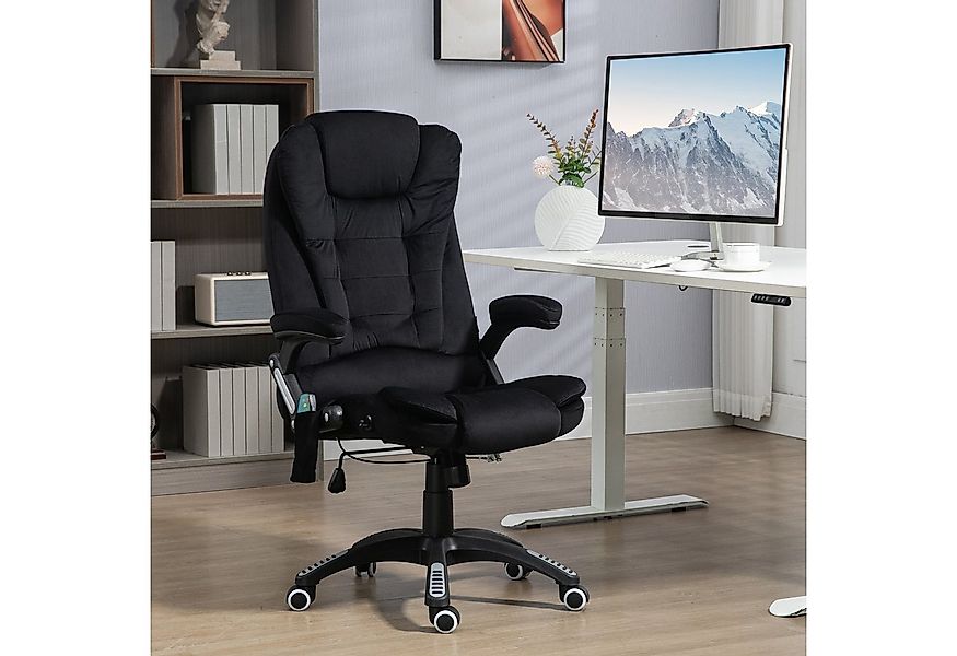 Vinsetto Schreibtischstuhl mit Vibrationsmassage, Heiz-, Liegefunktion, erg günstig online kaufen