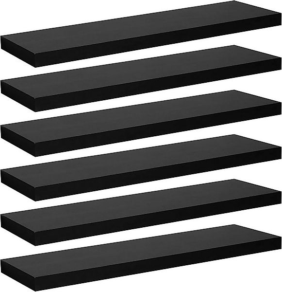 Woltu Wandregal, 6-tlg., Schweberegal Regal Wanddeko aus MDF günstig online kaufen
