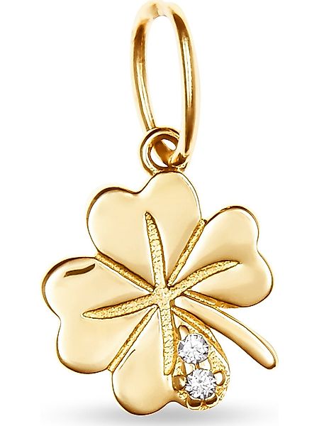FAVS Kettenanhänger FAVS Damen-Anhänger 375er Gelbgold günstig online kaufen