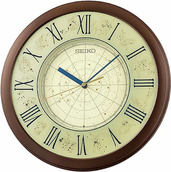 Seiko Wanduhr, Quarzuhr,leuchtendes Zifferblatt,Wohnzimmer,Küche, Esszimmer günstig online kaufen