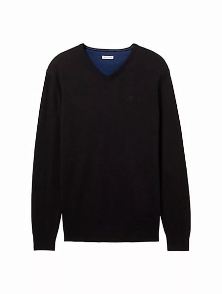TOM TAILOR Strickpullover basic v neck sweater günstig online kaufen