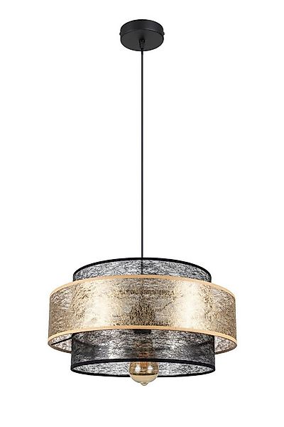 Licht-Erlebnisse Pendelleuchte AIGLIN, ohne Leuchtmittel, Stoff Metall H: m günstig online kaufen