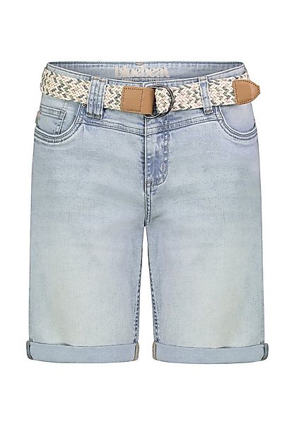 SUBLEVEL Jeansbermudas Damen Jeansbermuda mit schönem Gürtel Sommerhose, De günstig online kaufen
