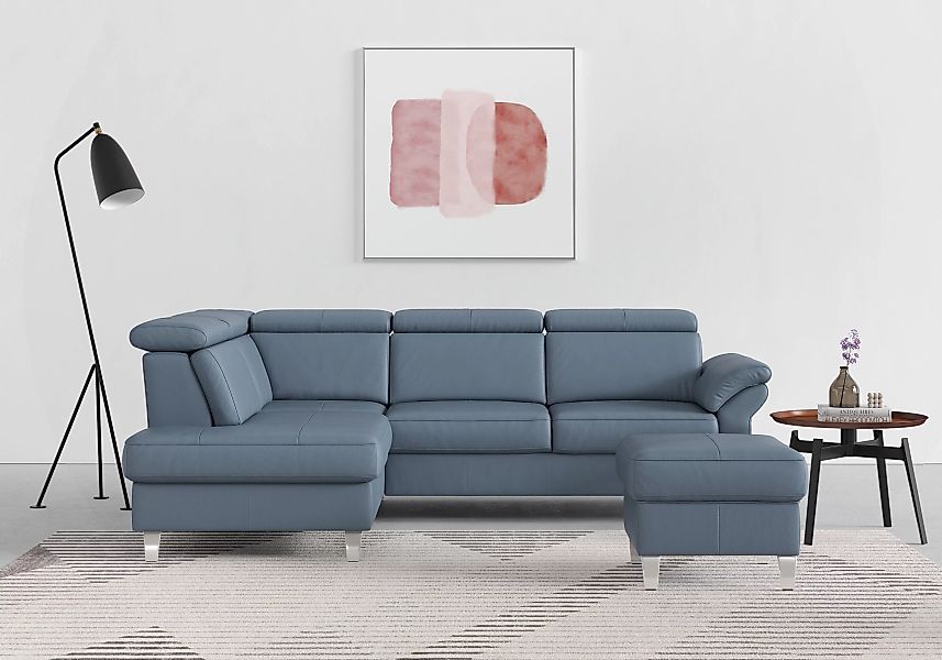 sit&more Ecksofa, inklusive Kopfteilverstellung, wahlweise mit Bettfunktion günstig online kaufen
