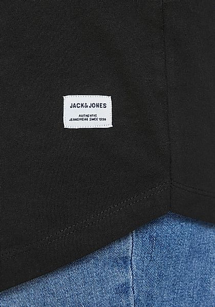 Jack & Jones Herren Rundhals T-Shirt JJENOA - Regular Fit Plussize günstig online kaufen