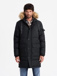 OMBRE Winterjacke Lange warme Herrenjacke mit günstig online kaufen