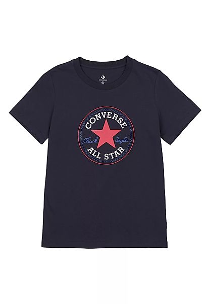 Converse Damen T-Shirt CHUCK PATCH CLASSIC TEE 10022560 001 Black Schwarz günstig online kaufen