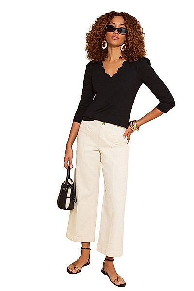 Love & Roses V-Shirt Love & Roses Oberteil mit 3/4-Ärmeln, Regular (1-tlg) günstig online kaufen