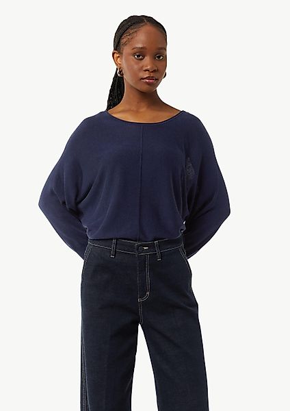 comma 3/4 Arm-Pullover Strickpullover Oversized-Pullover mit günstig online kaufen