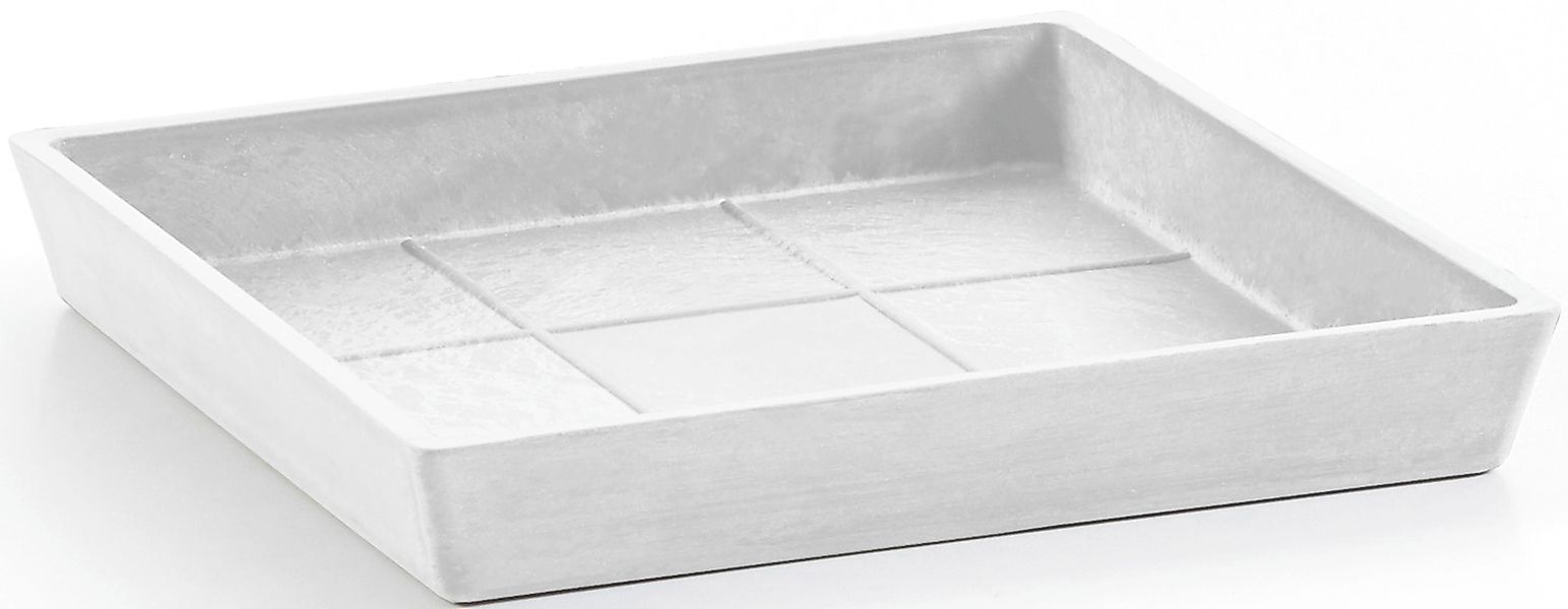 ECOPOTS Topfuntersetzer »Quadratisch 20 Weiß« für innen und außen: frostsic günstig online kaufen