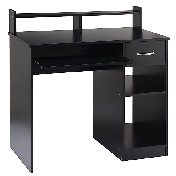 COSTWAY Schreibtisch, mit Ablage, Schublade, Tastaturauszug günstig online kaufen