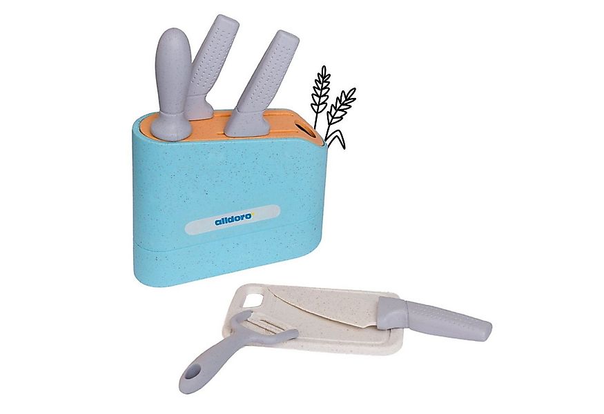 alldoro Spiel-Kochgeschirr Messerblock, 7-teiliges Set für die Kinderküche, günstig online kaufen