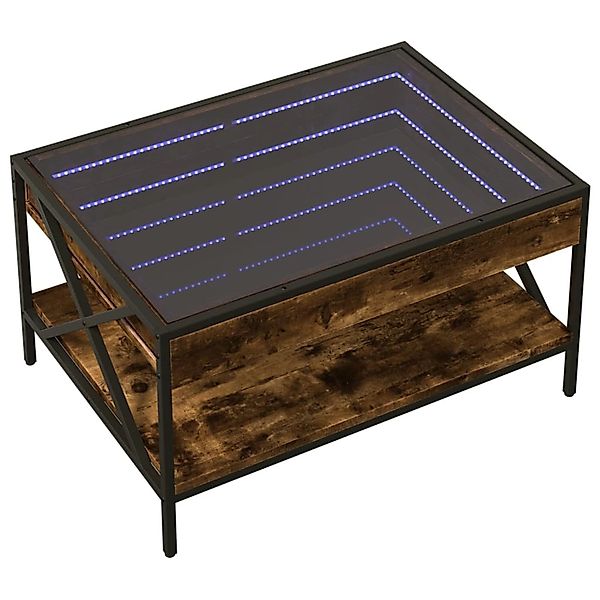 vidaXL Couchtisch mit Infinity-LED Räuchereiche 70x50x38 cm 847704 günstig online kaufen