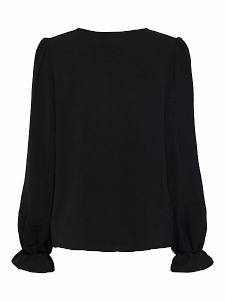 pieces Langarmshirt PCTIFFANY LS V-NECK TOP günstig online kaufen