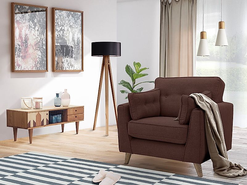 Home affaire Sessel Copenhagen, feiner Keder, günstig online kaufen