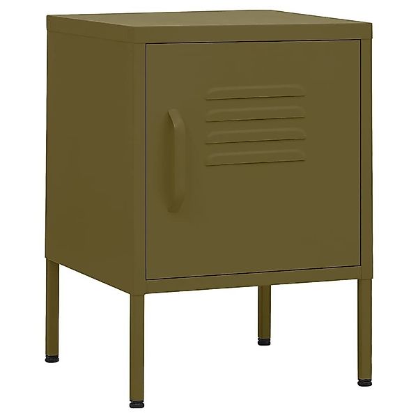 vidaXL Nachttisch Nachttisch Olivgrün 35x35x51 cm günstig online kaufen