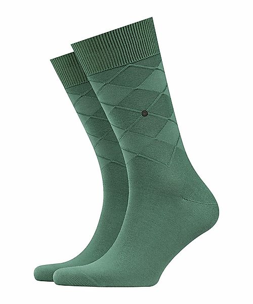 Burlington Black Rhomb Herren Socken, 40-46, Grün, Struktur, Baumwolle, 210 günstig online kaufen