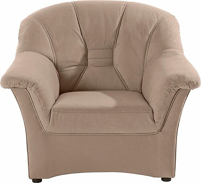 DOMO collection Sessel »Elva, zeitlose Formensprache, elegante Rückensteppu günstig online kaufen